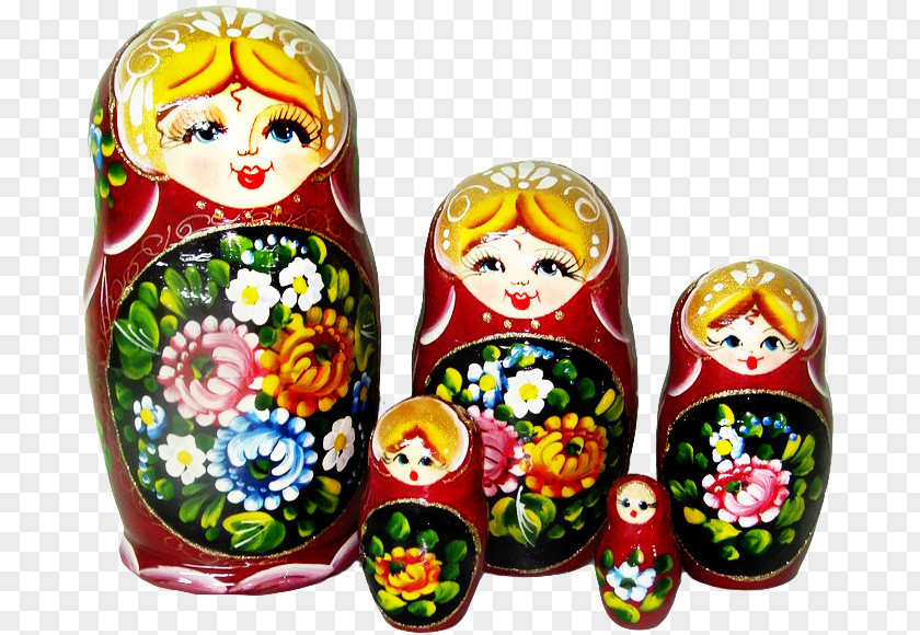 Doll Matryoshka Sergiyev Posad Toy Souvenir PNG