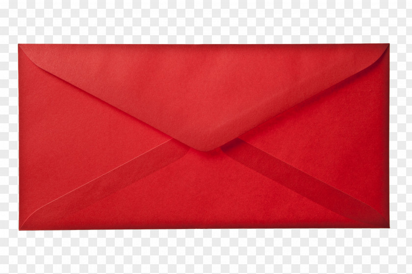 Envelope Mail Paper Red PNG