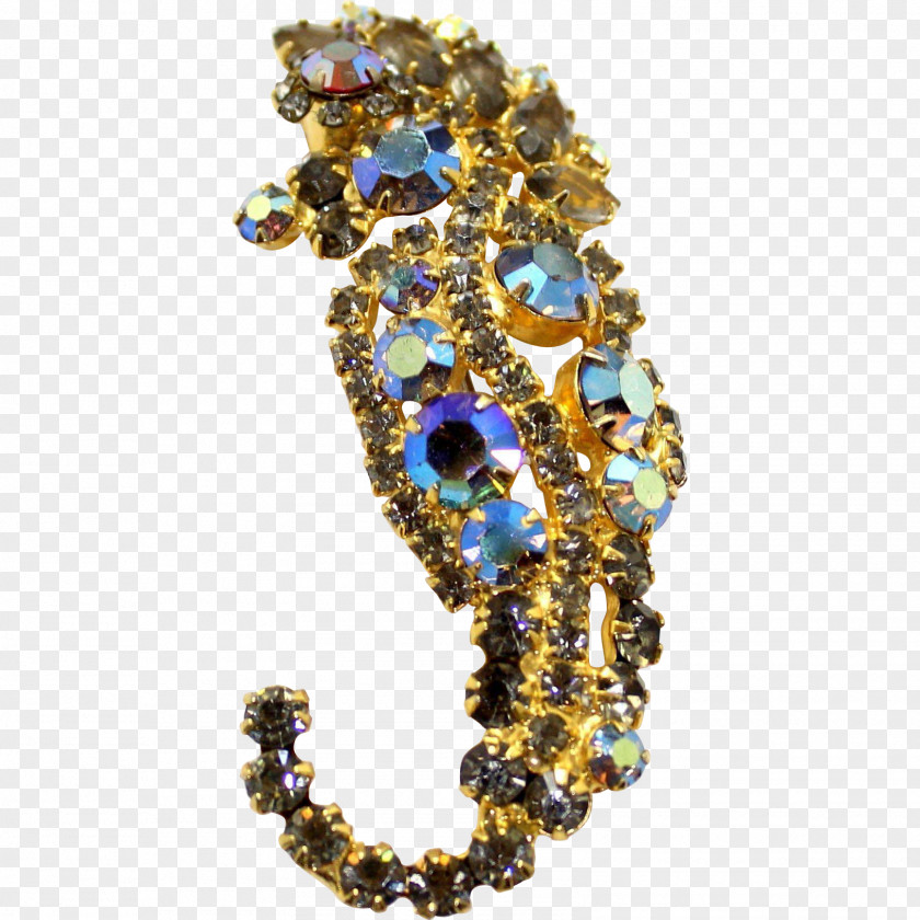 Seahorse Jewellery Gemstone Clothing Accessories Brooch Necklace PNG