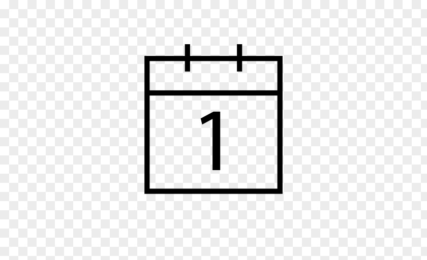 Simple Calendar Symbol PNG