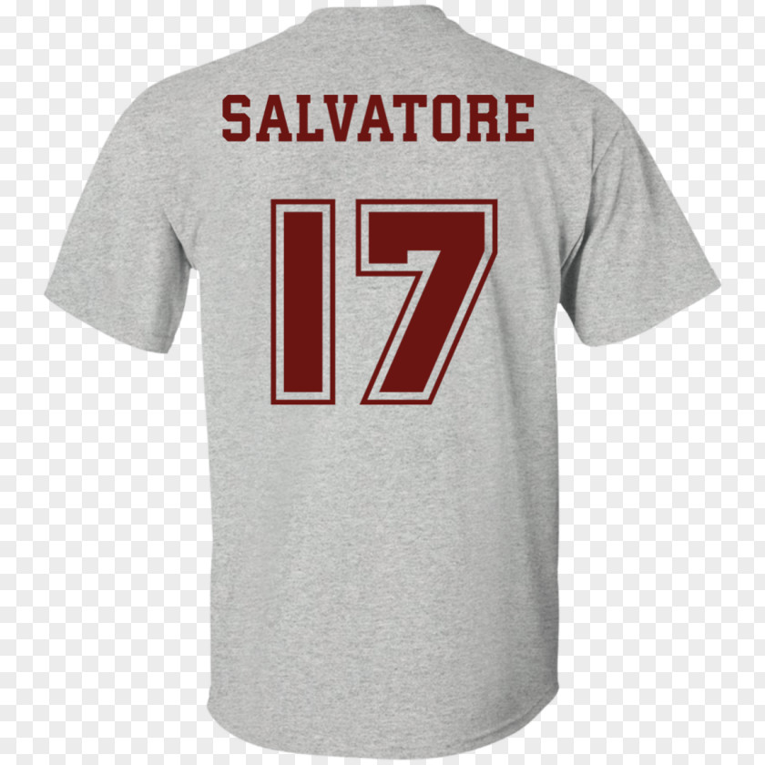 T-shirt Hoodie Damon Salvatore Stefan Sports Fan Jersey PNG