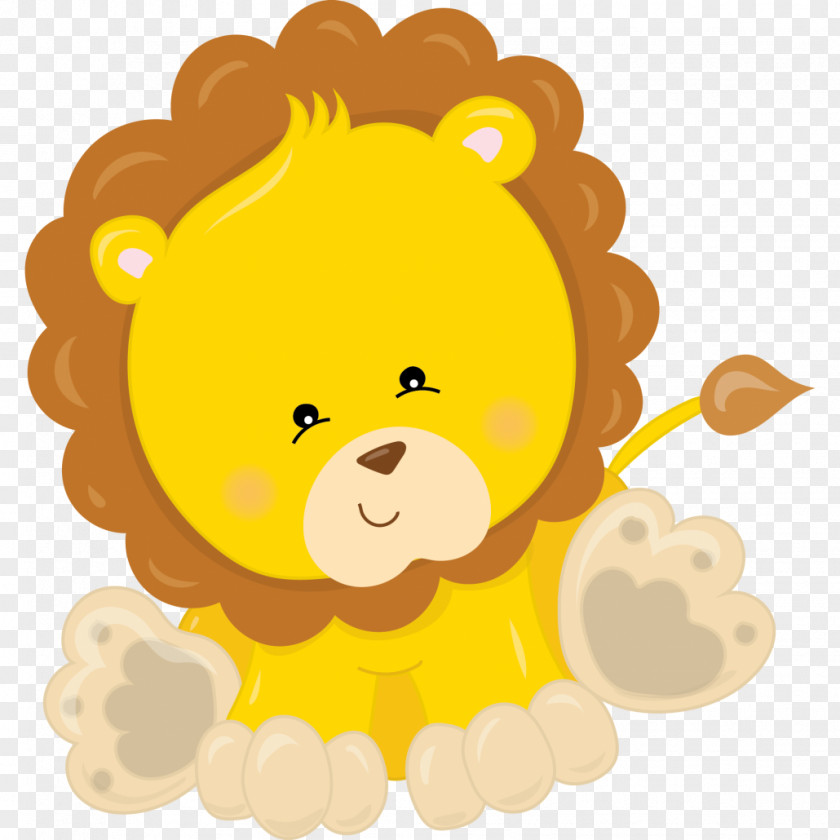 Baby Animals Lion Wedding Invitation Infant Shower Clip Art PNG