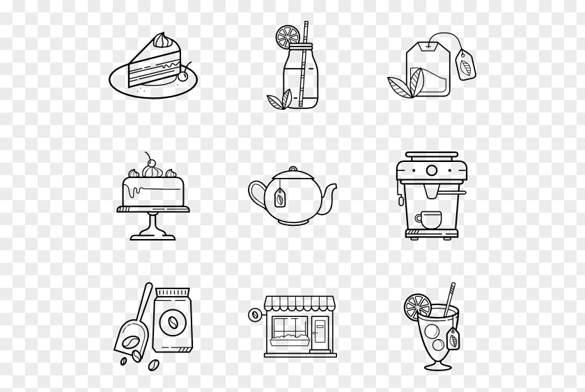 Coffee Shop Icon Design PNG
