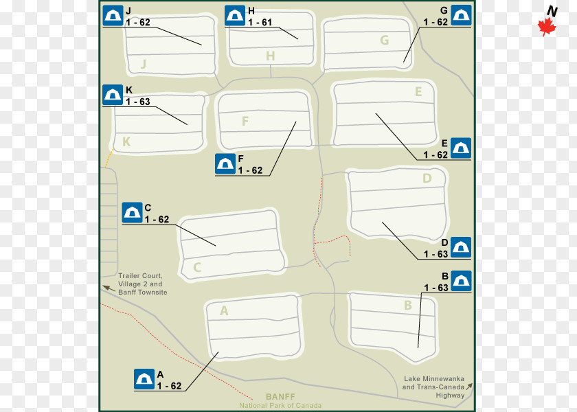 Drop-down Box Banff Tunnel Mountain Village I Campground Yellowstone National Park Waterton PNG