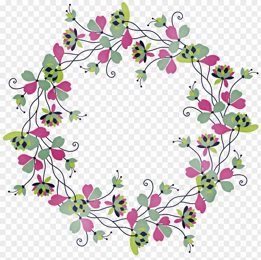 Floral Design Clip Art Wreath Flower Rose PNG