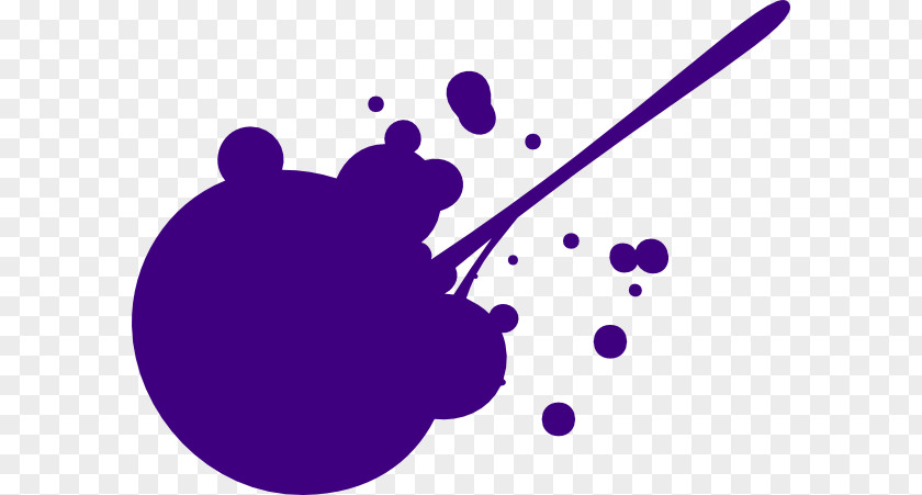 Purple Paint Clip Art PNG