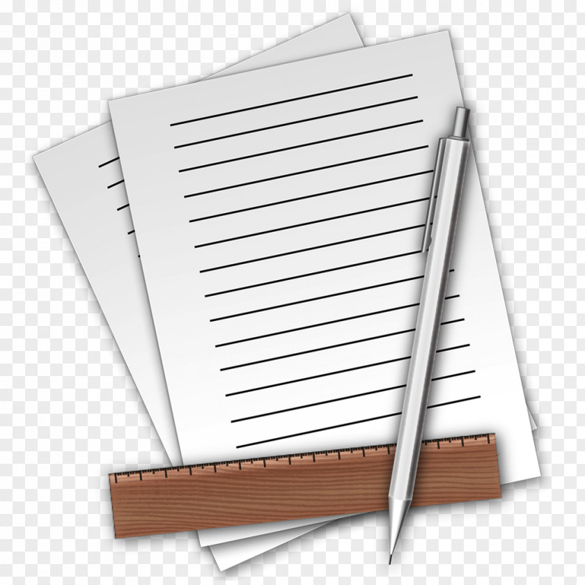 Writing Paper Pages Apple Computer Software PNG