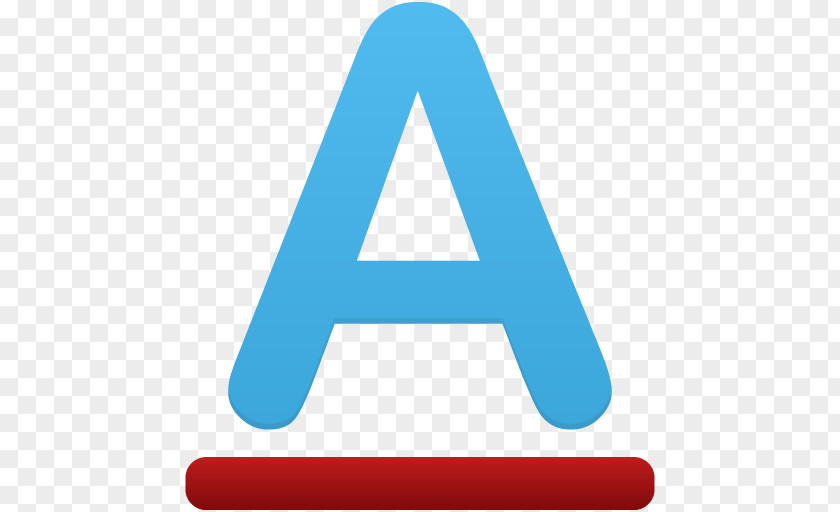 Font Color Blue Triangle Symbol PNG