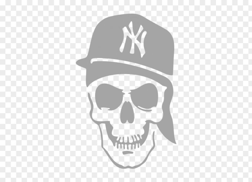 Skull Logos And Uniforms Of The New York Yankees Yankee Stadium Stencil PNG