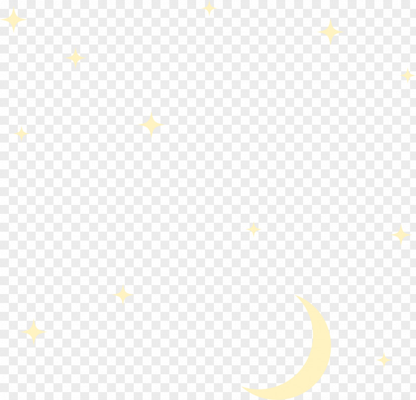 Yellow Moon Star Drawing White PNG