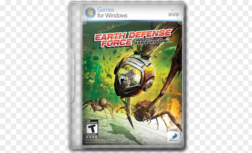 Earth Defense Force Insect Armageddon Technology Xbox 360 Pc Game Video Software PNG