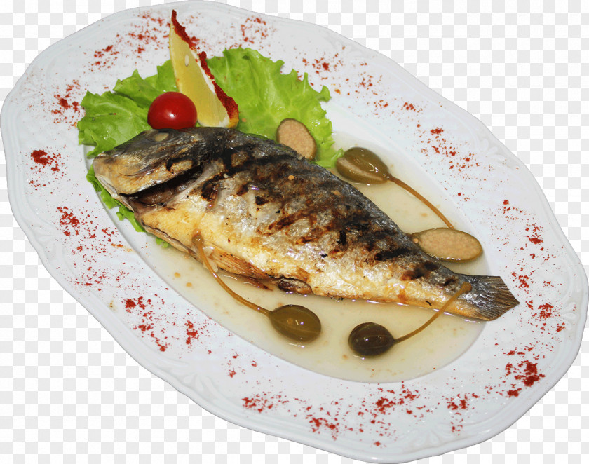 Fried Fish Food Eating Vegetable Fruit PNG