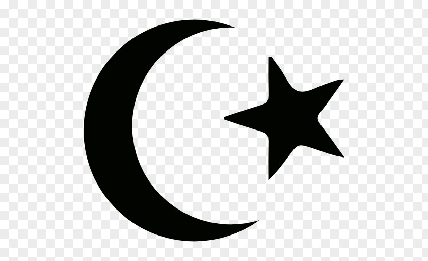 Muslim Star And Crescent Symbols Of Islam PNG