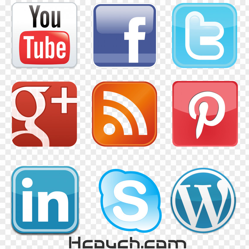 Psd免抠 Social Media Marketing Networking Service PNG