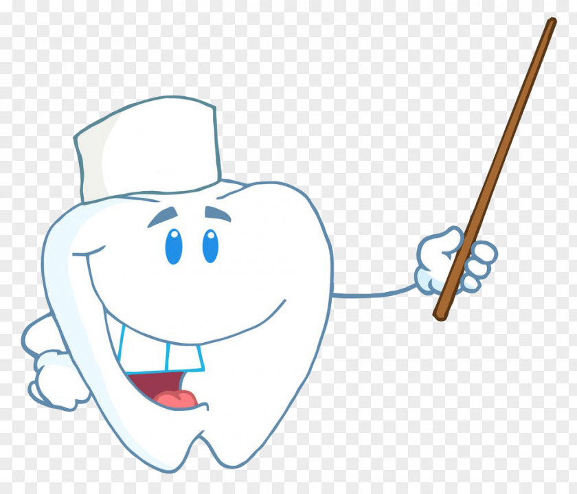 Tooth Doctor Cartoon Illustration PNG