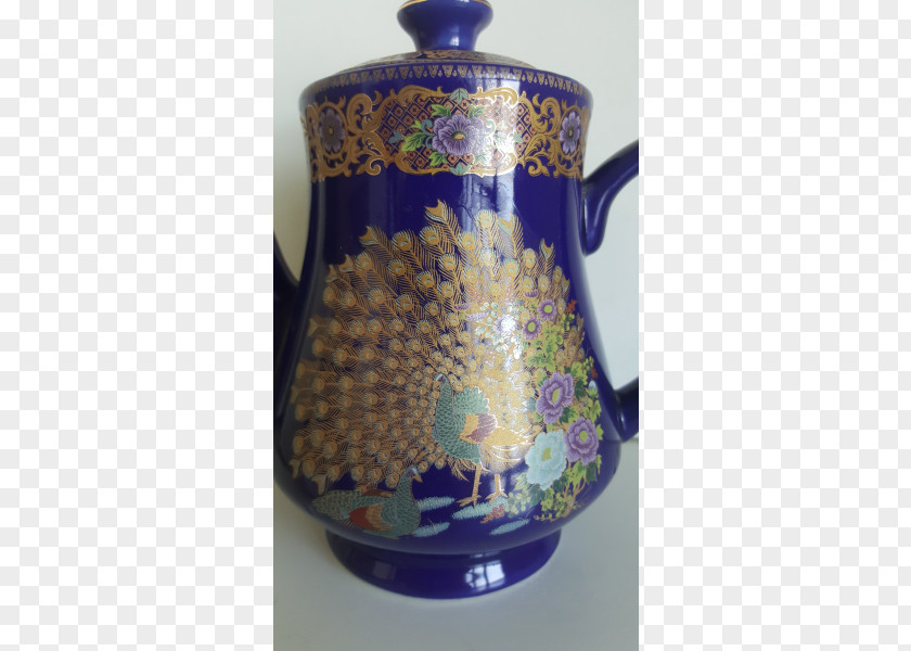 Vase Jug Pottery Porcelain Cobalt Blue Pitcher PNG