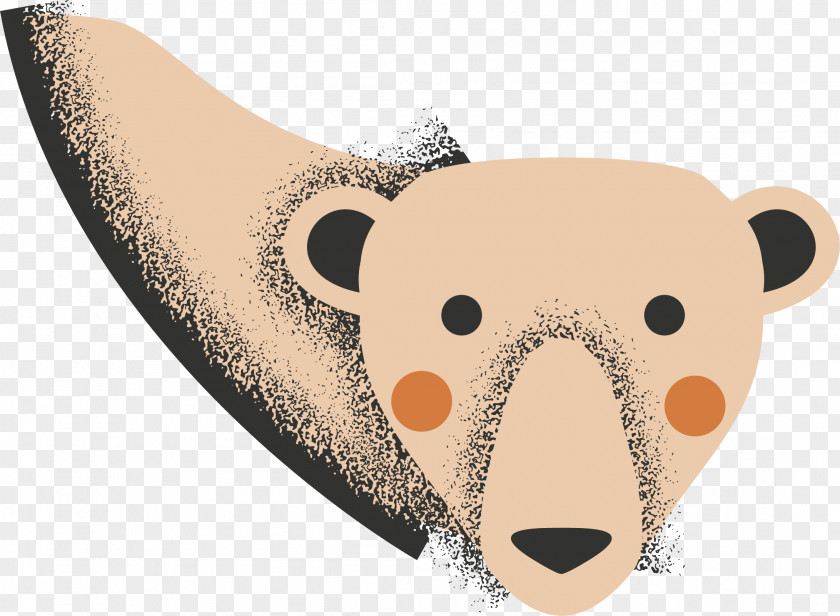 Vector Cute Little Bear PNG