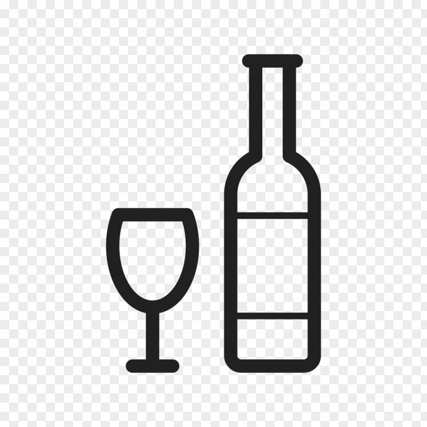A Thick Wine Glass Bottle Download PNG