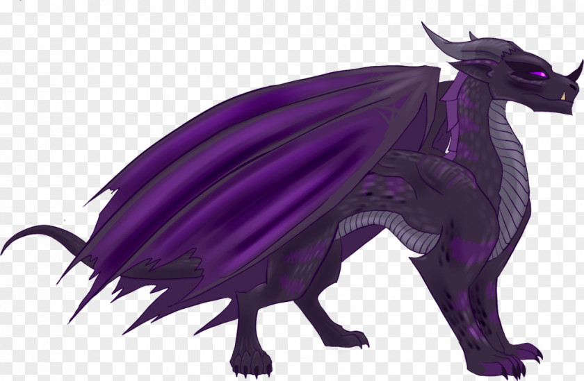 Black Dragon Illustration Snout Cartoon Purple Demon PNG