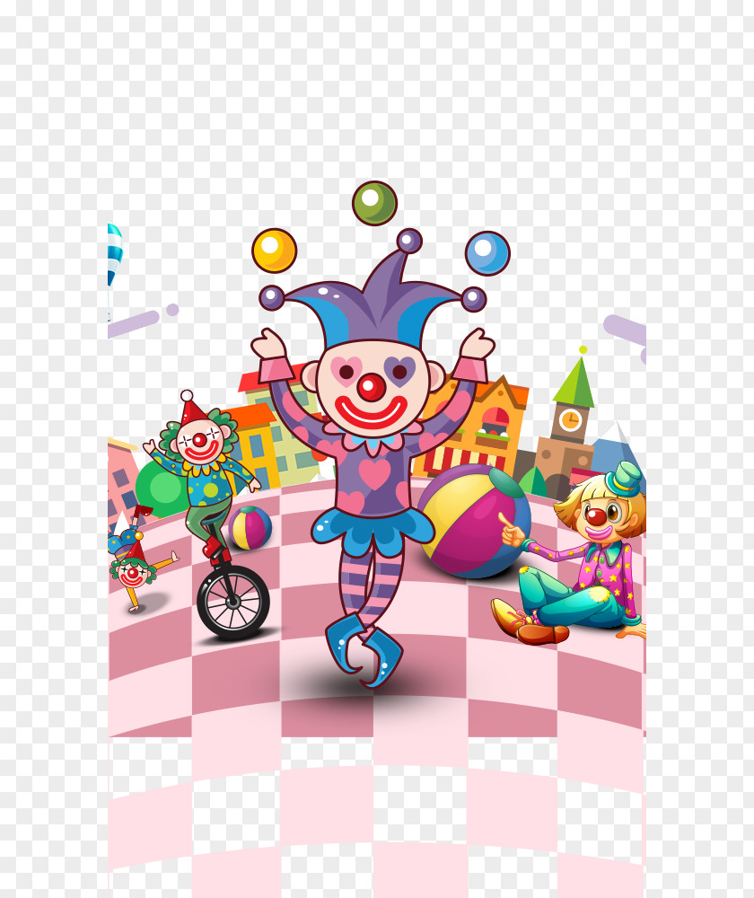 Circus Elements.,Hand Painted Performance Poster Illustration PNG