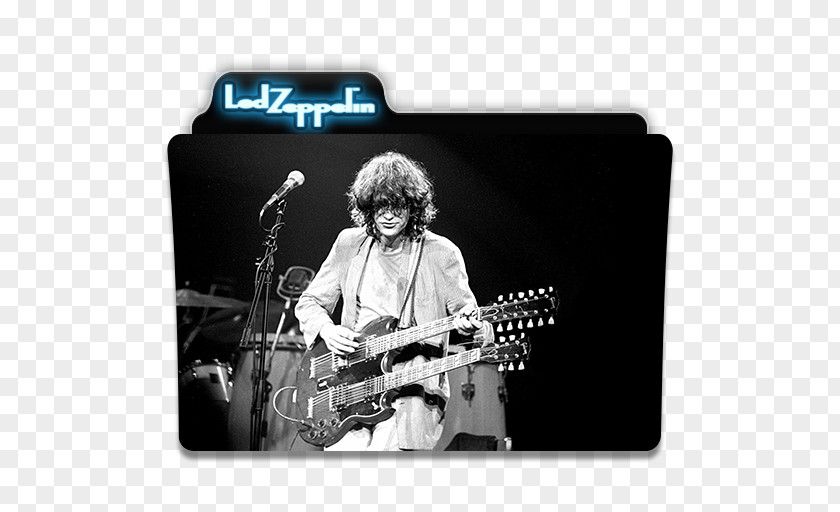 Guitar Neck Led Zeppelin Page And Plant Gibson EDS-1275 Guitarist PNG