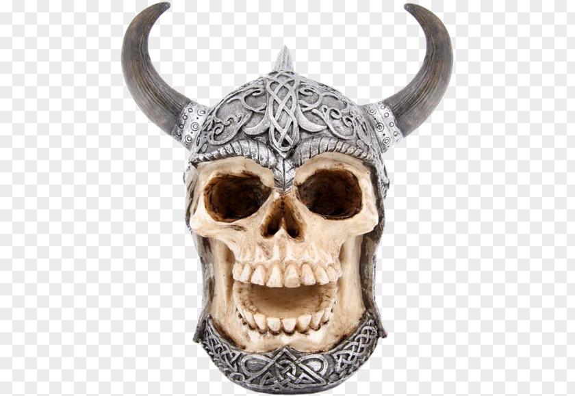Skull Horned Helmet Celts Piggy Bank PNG
