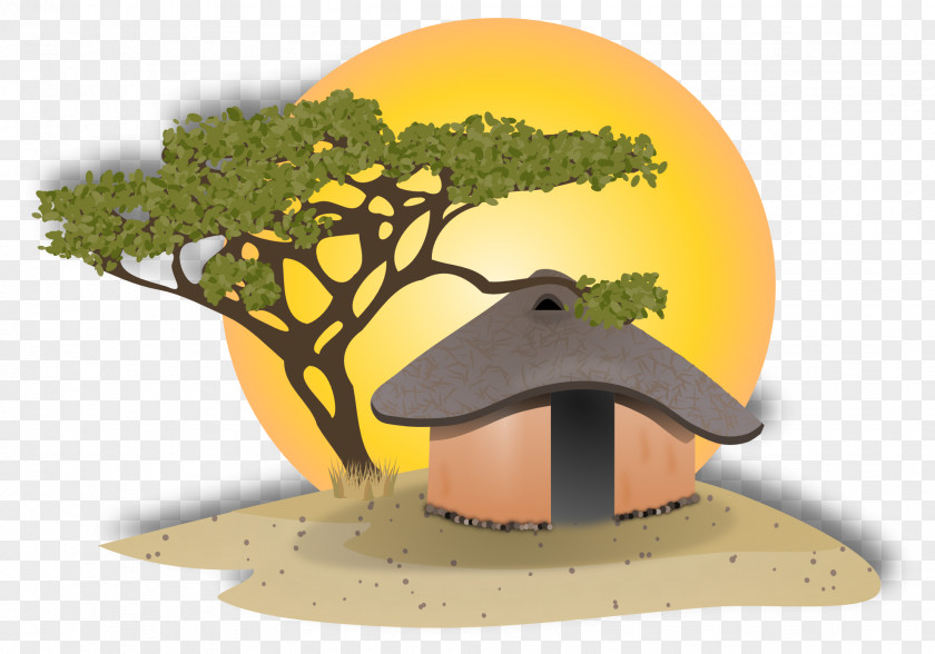 African Background Cliparts Africa Hut Clip Art PNG