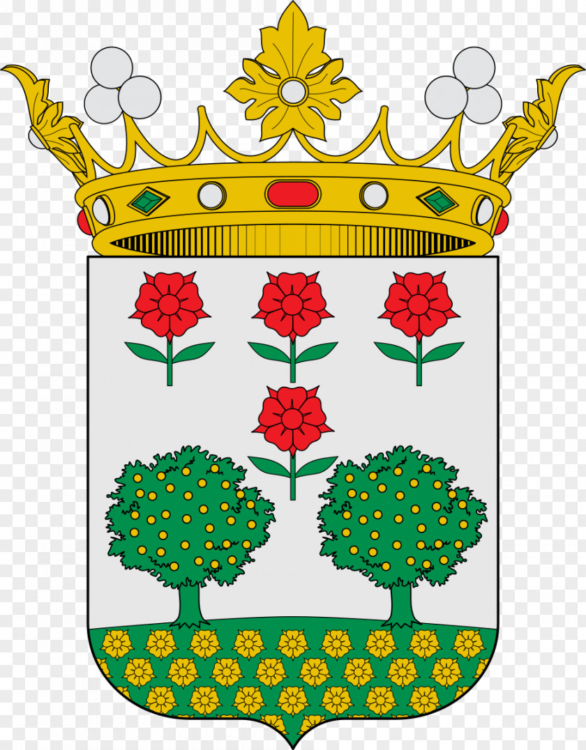 Escudo De La Aldea Lucena Coat Of Arms Spain Crown Aragon Marquesado Aguilar Vilahur PNG