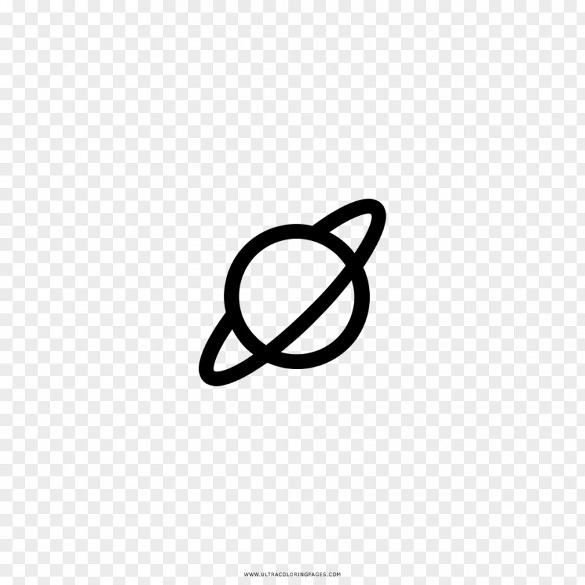 Planet Drawing Saturn Coloring Book Black And White PNG