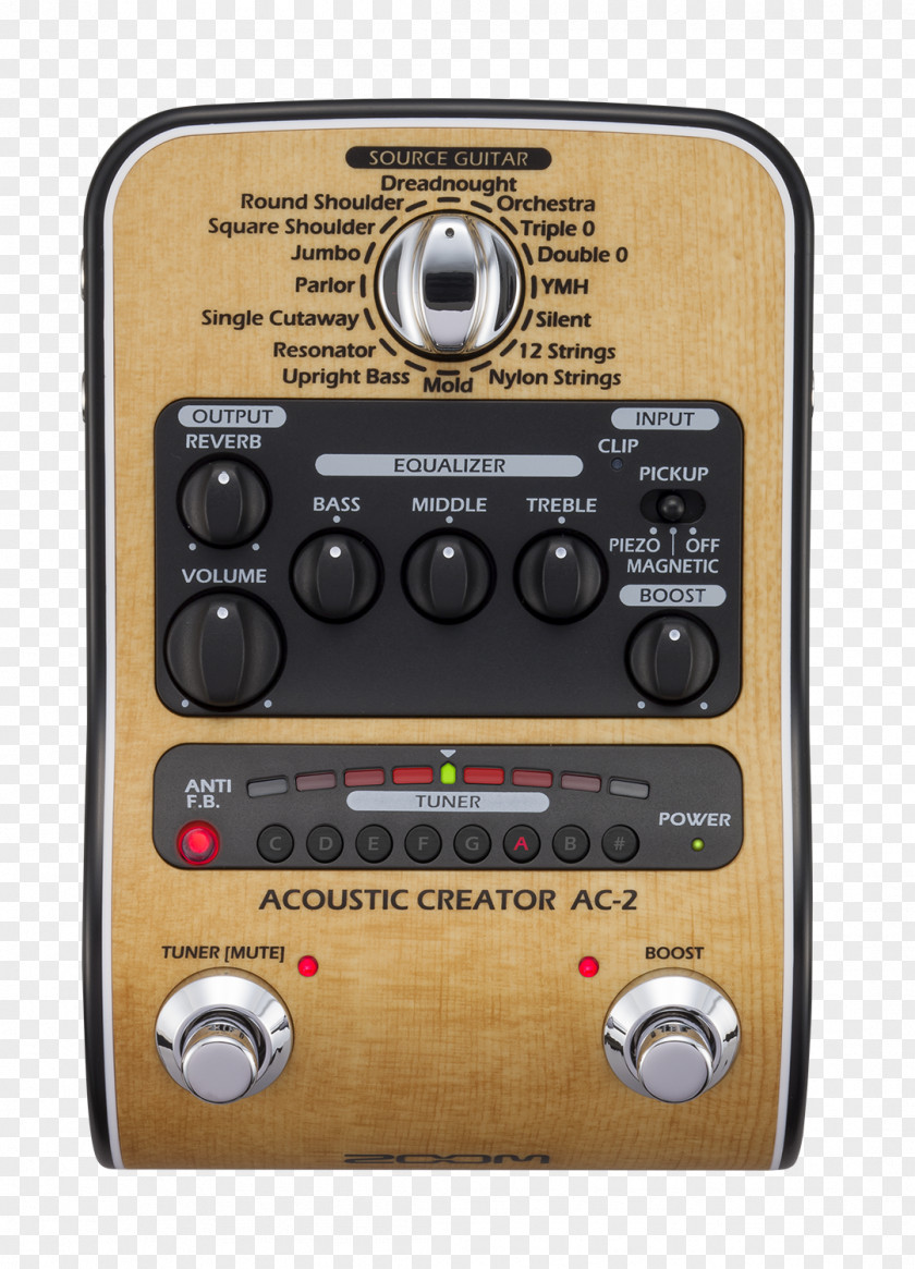 Acoustic Guitar Effects Processors & Pedals DI Unit Electric PNG