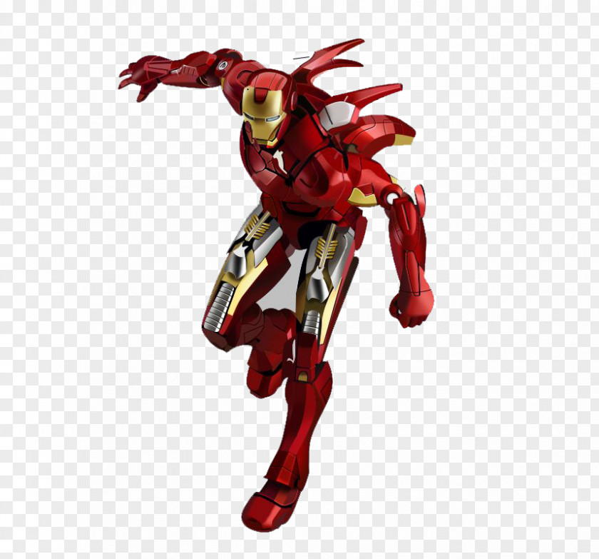 Battle Iron Man Captain America Figma Action Figure Cartoon PNG