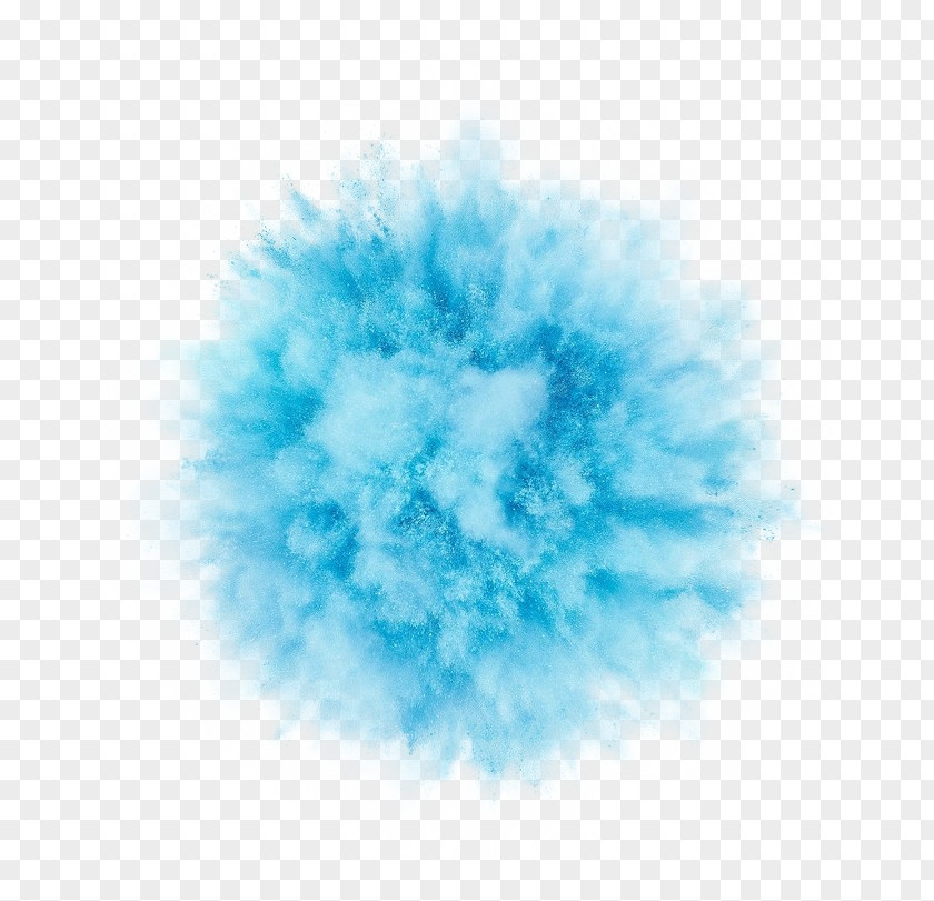 Blue Powder Color Light PNG
