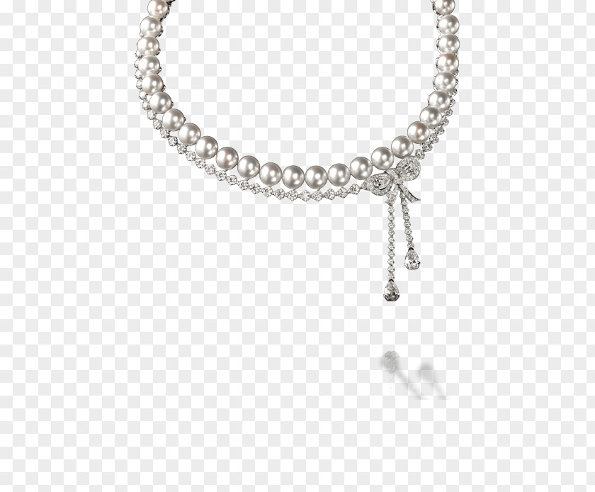 Cultured Pearl Necklace Chanel Earring PNG