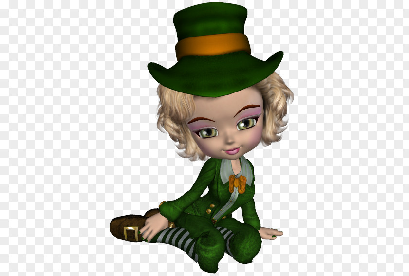 Doll Saint Patrick's Day 17 March Figurine PNG