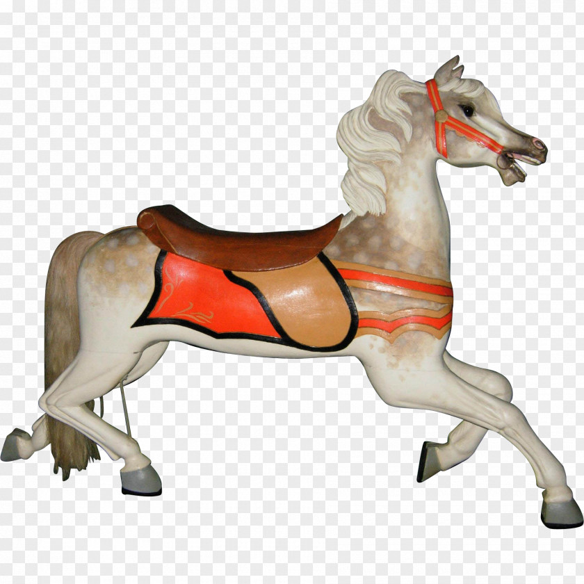 Horse C.W. Parker Carousel Museum Collectable Vintage PNG
