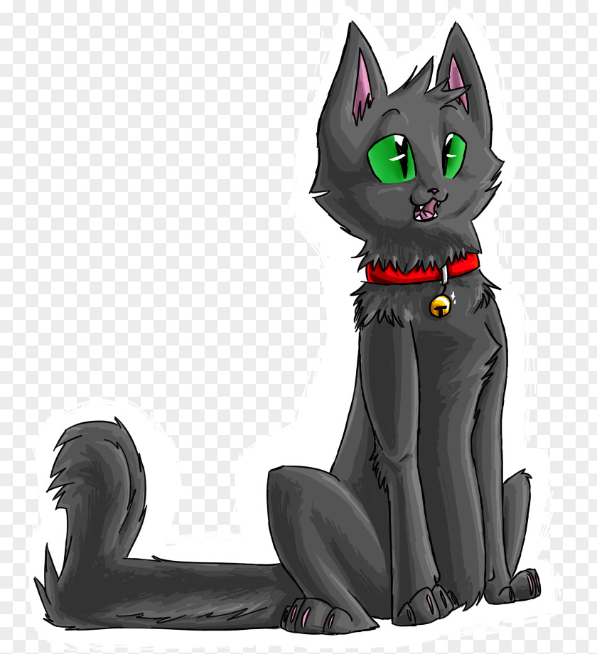 Kitten Whiskers Black Cat Paw PNG