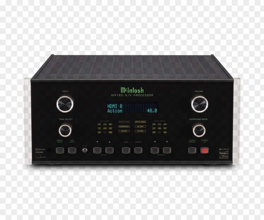 Valve Audio Amplifier McIntosh Laboratory Dolby Atmos Power High Fidelity Preamplifier PNG