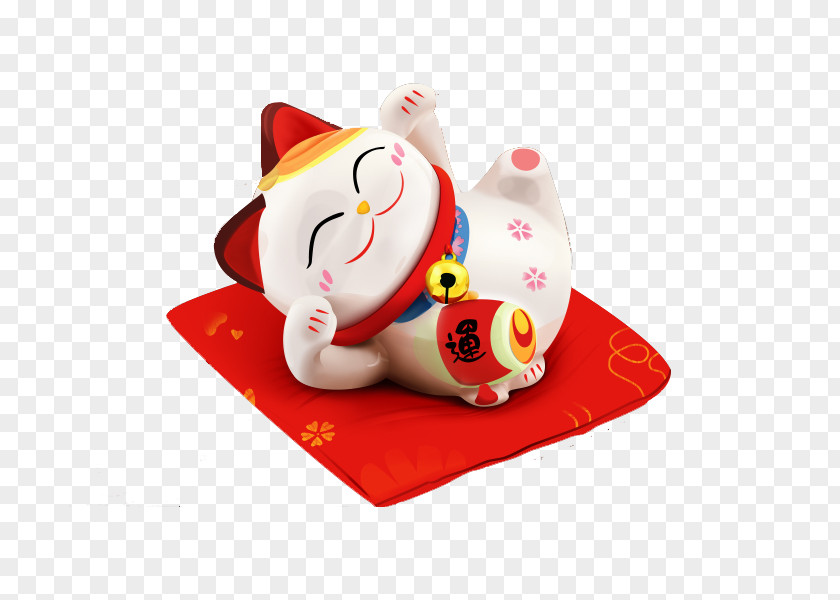 Lucky Cat Maneki-neko Kitten PNG