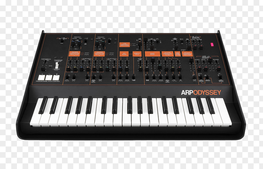 Musical Instruments ARP Odyssey Korg Kaoss Pad Minimoog Analog Synthesizer PNG