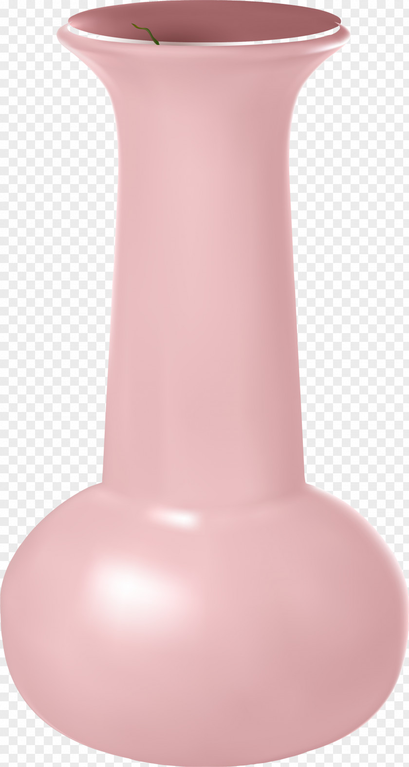 Pink Concise Vase Ceramic PNG