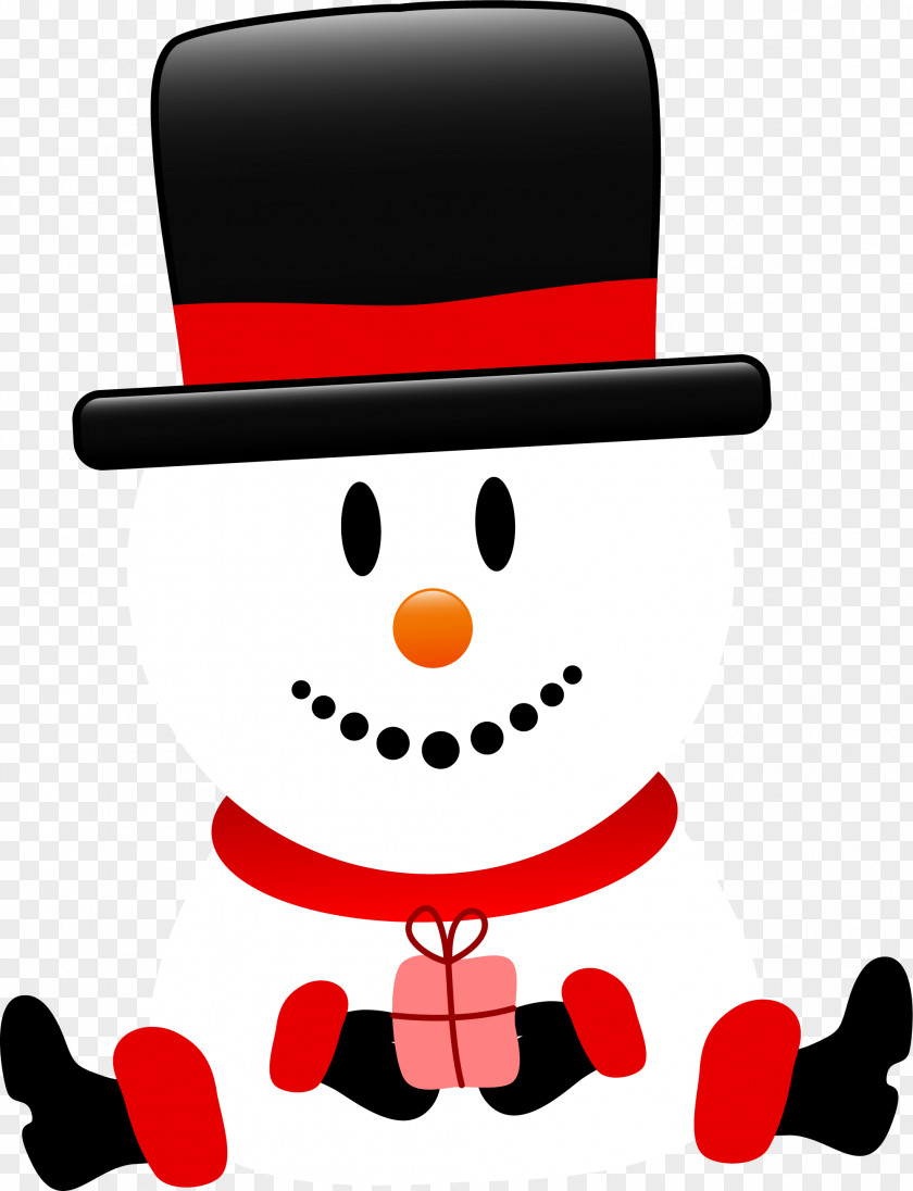 White Snowman PNG