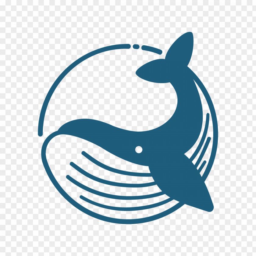 Blue Whale Drawing Initial Coin Offering Blockchain Airdrop Cetacea PNG