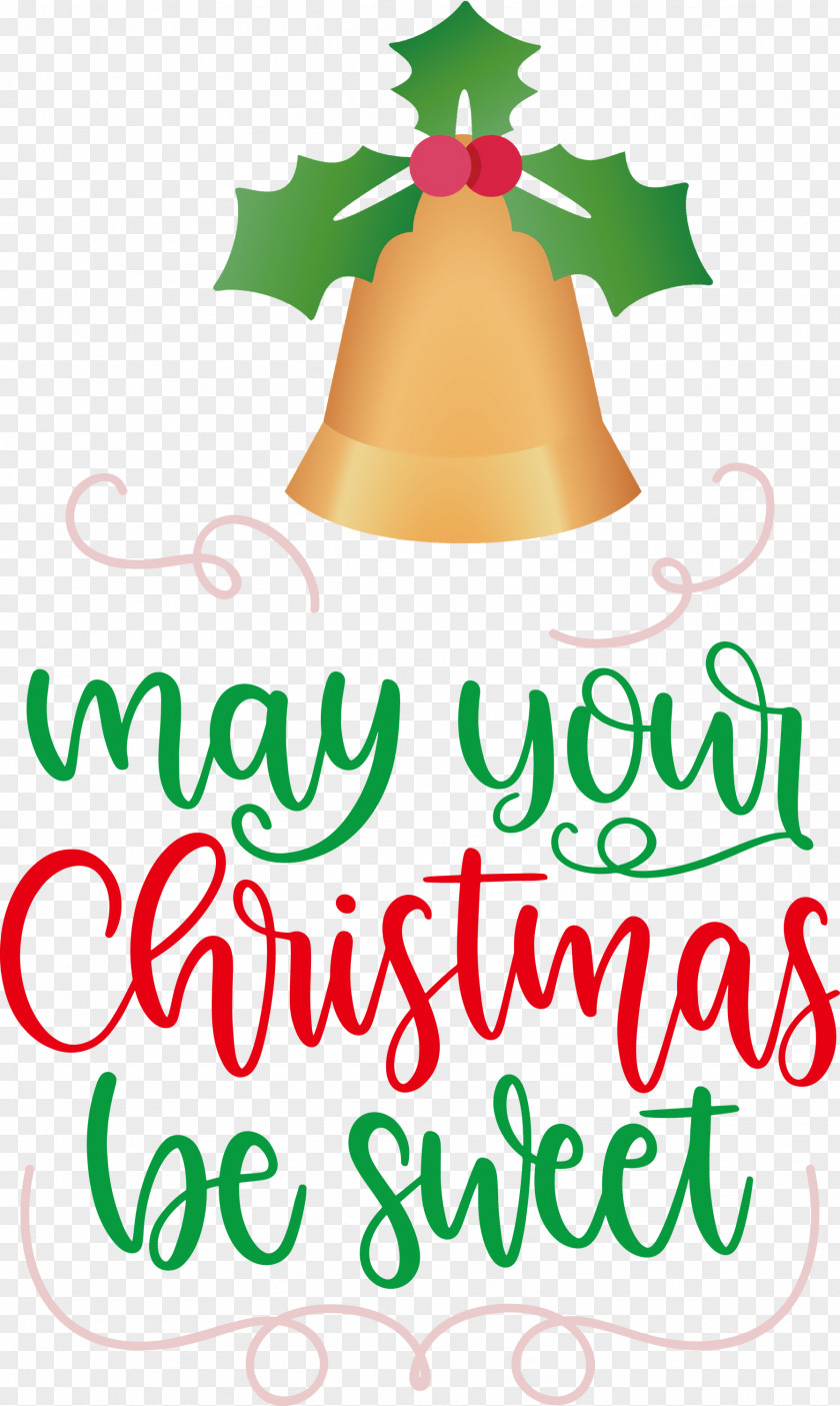 May Your Christmas Be Sweet Wishes PNG