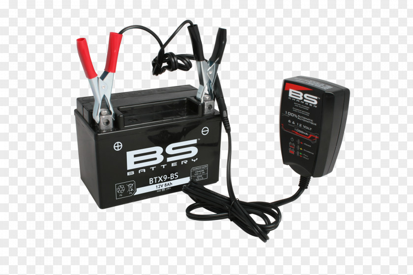 Motorcycle Battery Charger AC Adapter Electric Lead–acid PNG