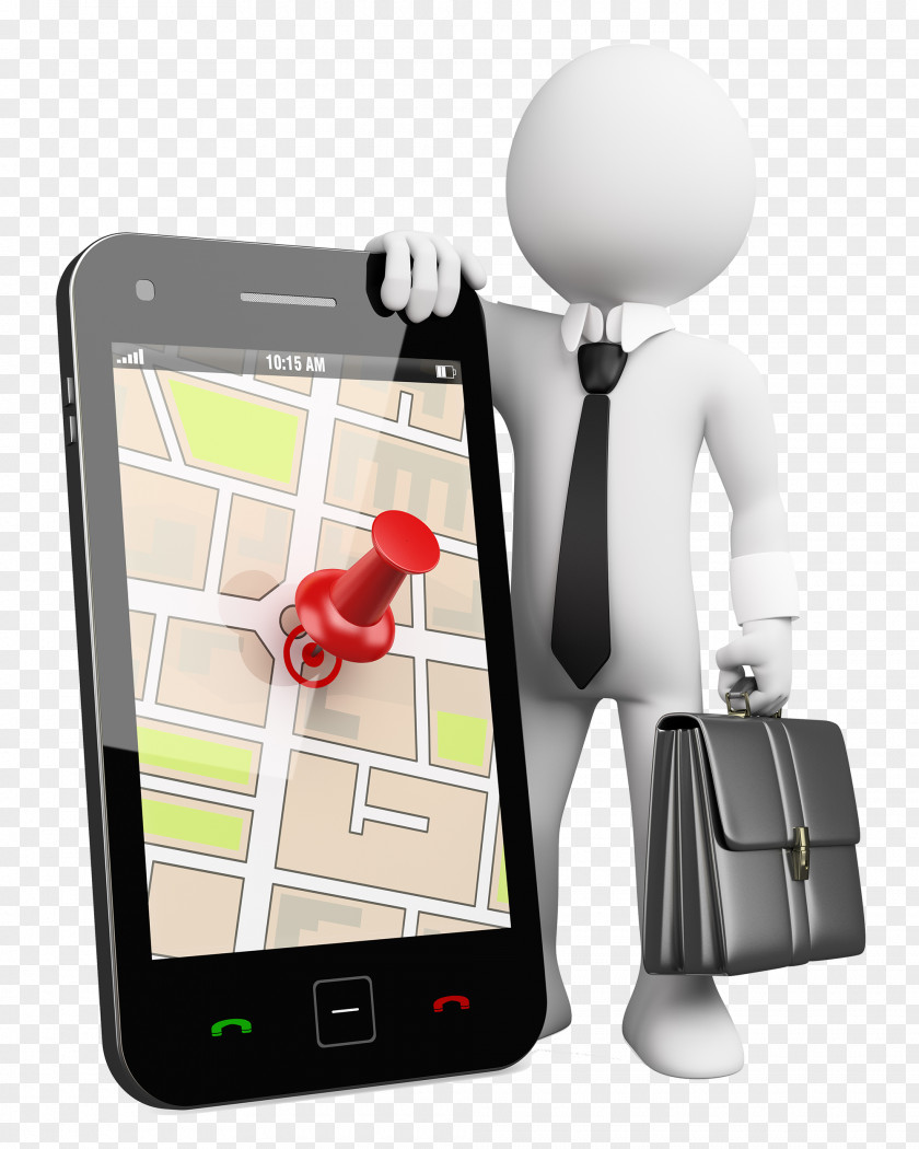 Standing Next To A Mobile Phone 3D Villain Stock Photography Computer Graphics Royalty-free PNG