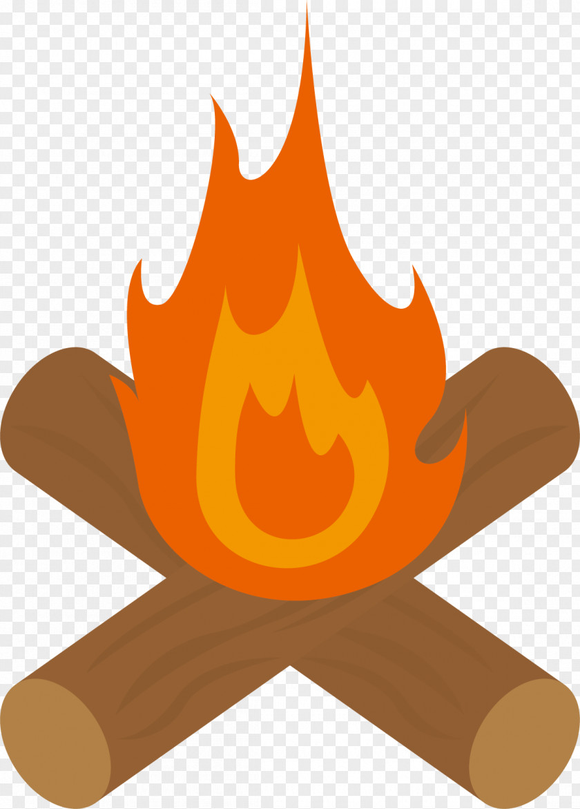A Bonfire Of Firewood Clip Art PNG