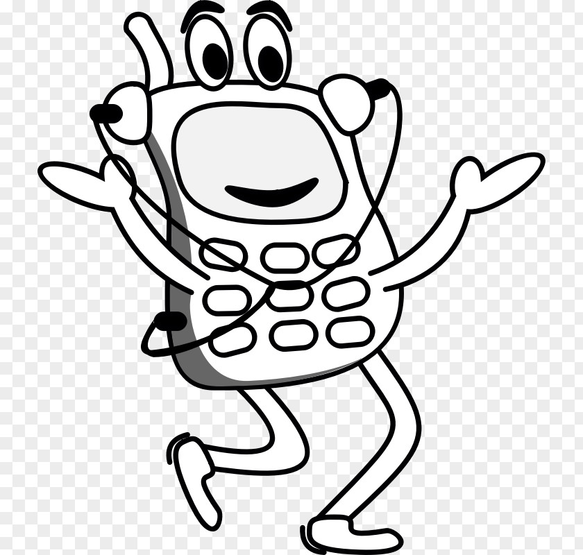 Cartoon Running People Telephone Clip Art PNG