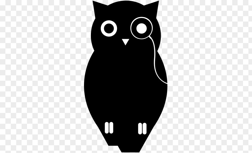 Owl Cat Graphic Design Logo PNG