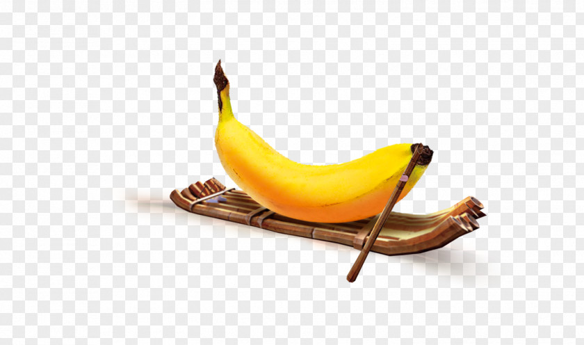 Banana Boat Raft Clip Art PNG