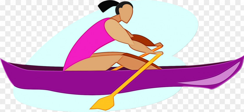 Exercise Stretching Boat Cartoon PNG